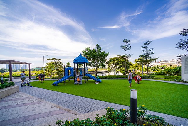 Khu công viên thể thao đường dạo