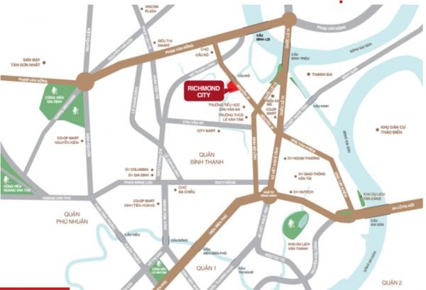 Vị trí dự án Richmond City
